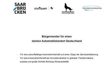Erklärung starker Automobilstandort DE - Stand August 2025 Image